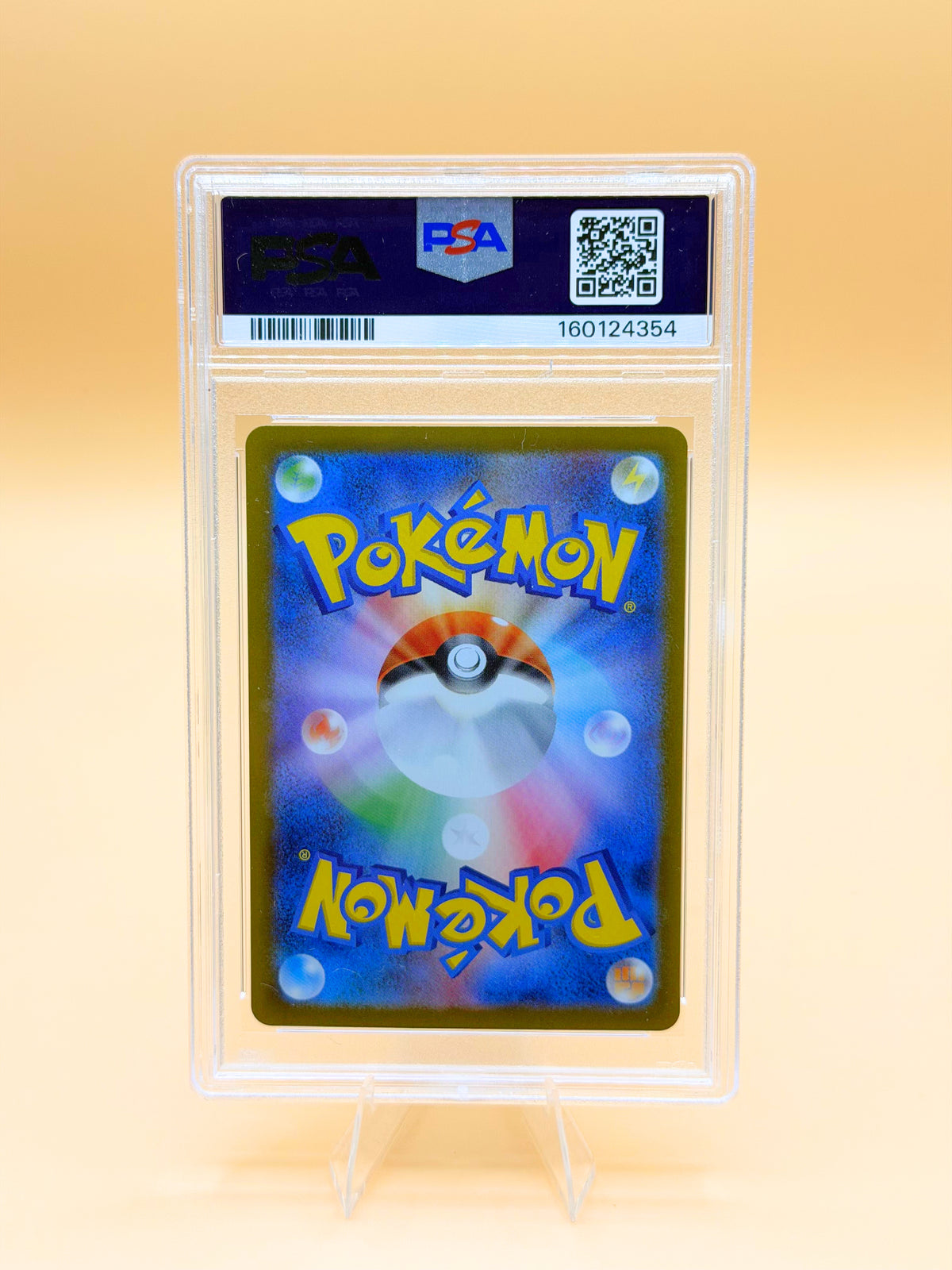 PSA-10 Pokémon-Sammelkarte im transparenten Grading-Case