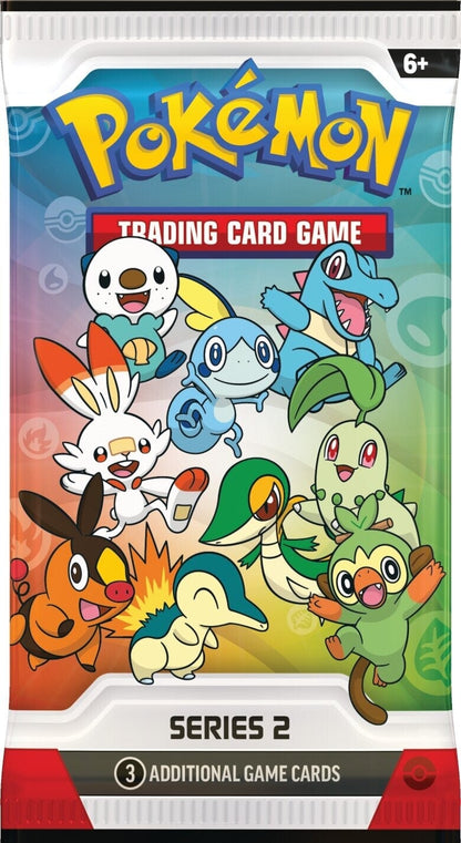 Pokémon Trading Card Game Booster-Pack, Series 2, First-Partner-Illustration