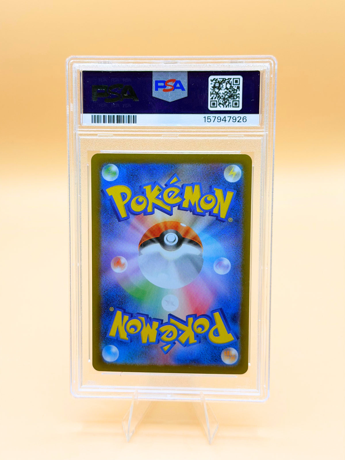 PSA-10 Pokémon-Karte Ambipom in Hartplastik-Case, Rückseite