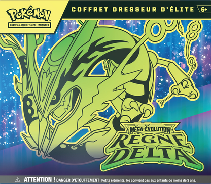 Pokémon Elite Trainer-Box mit Mega-Ävolutions-Design „Reign Delta“