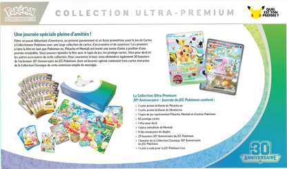 Pokémon Ultra-Premium Collection mit Espeon ex, Box und Kartenpacks, 30. Jubiläum
