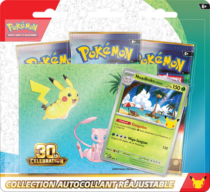 Pokémon Sticker-Karte in Folie mit Pokémon-Motiv, 150 und 6+ Altersangabe