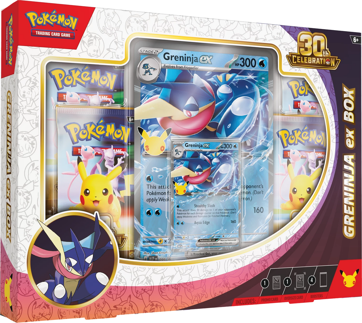 Pokémon ex Box 30th Anniversary mit Greninja ex auf der Vorderseite