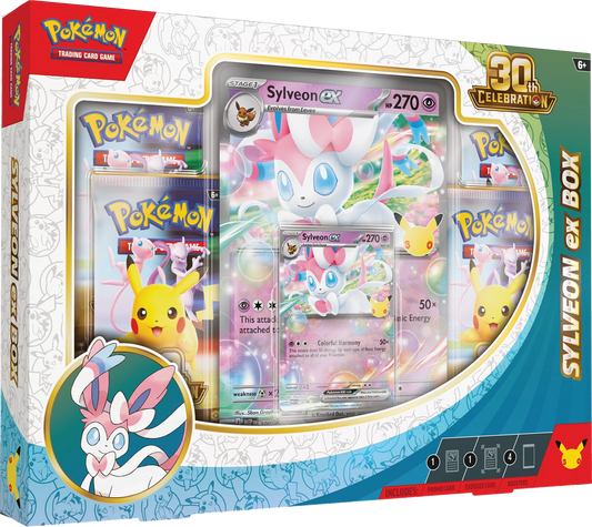 Pokémon ex Box 30th Anniversary mit Sylveon ex auf der Vorderseite