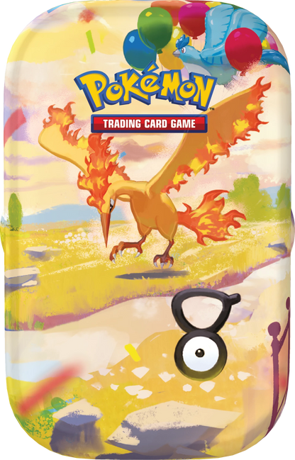 Pokémon Mini-Dose mit Drachen-Pokémon und Flammenmotiv