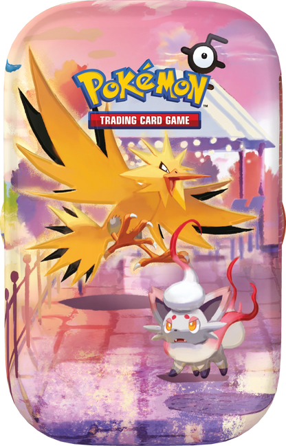Pokémon Mini-Dose mit großem Goldstern und kleiner Mausfigur