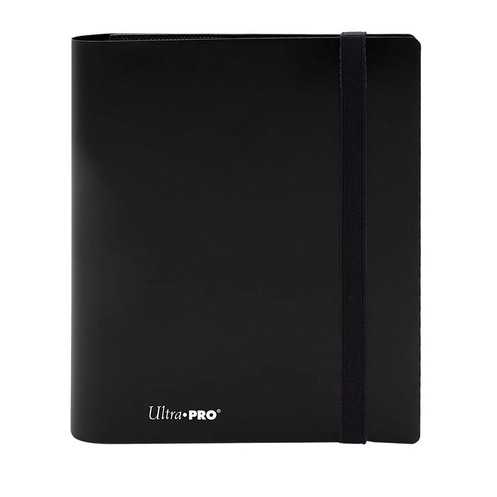 PRO-Binder Eclipse mit schwarzem Umschlag und schwarzem Rückenteil, UltraPRO-Logo