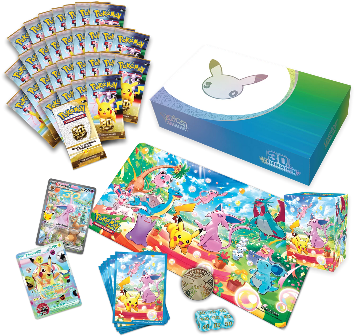 Pokémon Ultra-Premium-Kollektion-Box mit Kartenpacks, Spielkarten und Münze