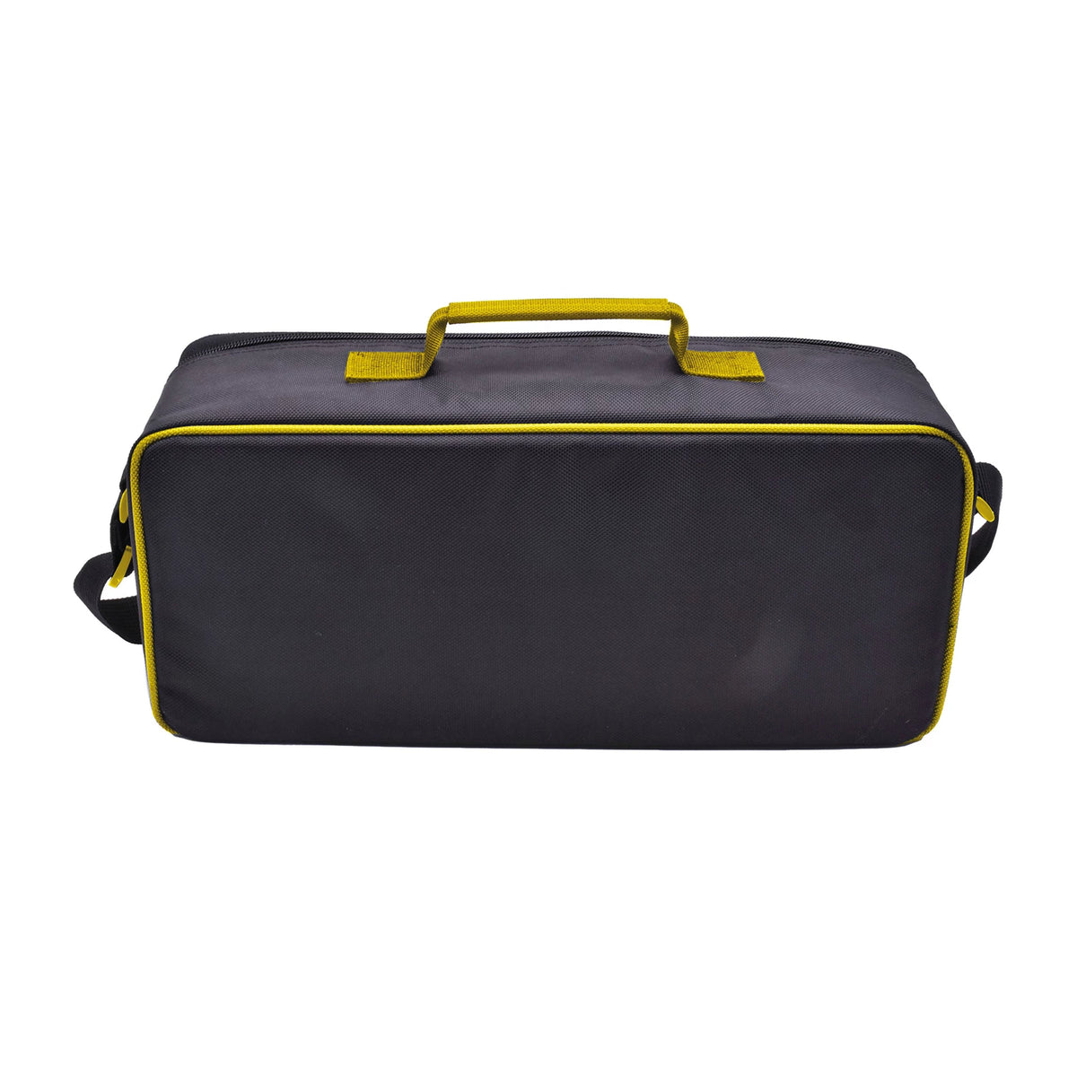 Tasche mit Tragegriff, dunkelgraues Material und gelber Pikachu-Illustration auf der Front