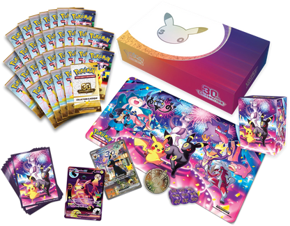 Pokémon 30th Ultra-Premium-Kollektion Umbreon ex: violette Box mit 30-Jahre-Logo