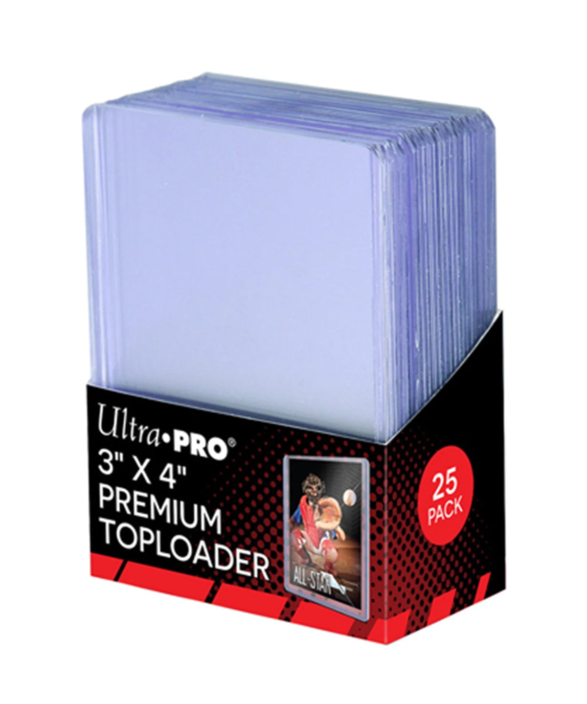 UltraPRO Premium-Toploader, 25er Pack, klare Kartenhüllen mit 35pt Stärke