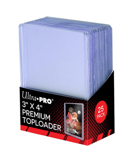 UltraPRO Premium-Toploader, 25er Pack, klare Kartenhüllen mit 35pt Stärke