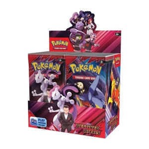 Pokémon Trading Card Game Boosterbox „Destined Rivals“ mit Kartenmotiven