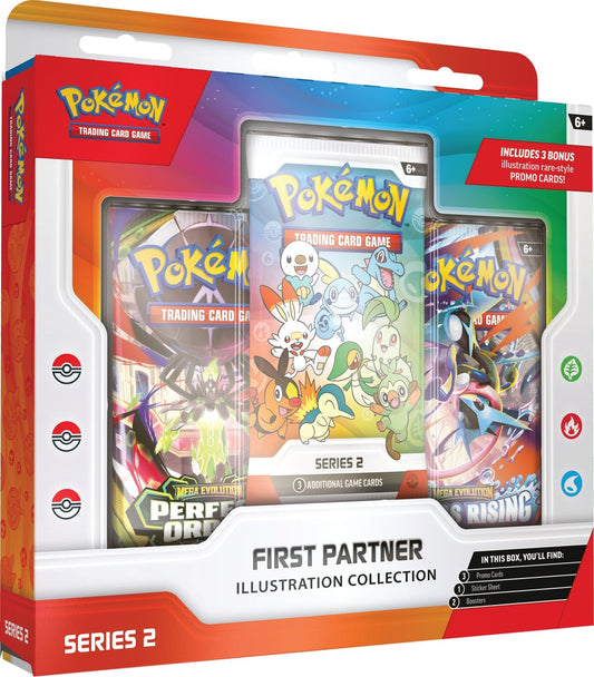 Pokémon Sammelbox, First-Partner-Illustrationskollektion, Series 2