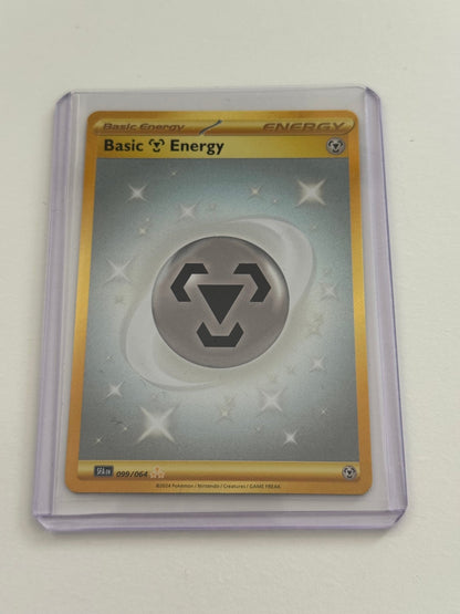 Pokémon-Energiekarte Basic Energy mit Kreislauf-Symbol, in transparentem Schutzcase