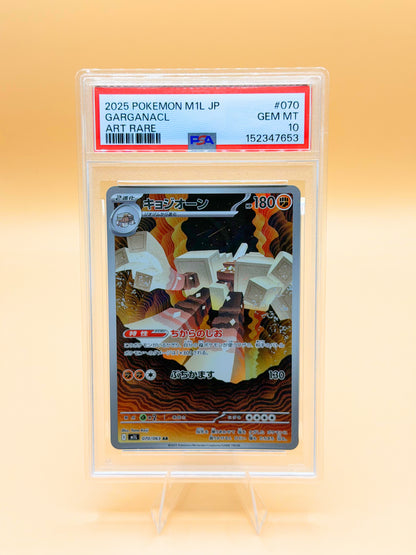 PSA-10-Garganacl Art Rare Pokémon-Sammelkarte in Schutzhülle