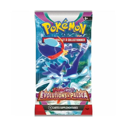 Pokémon Boosterpack mit blauem Pokémon-Motiv, 6+ und 10 Zusatzkarten