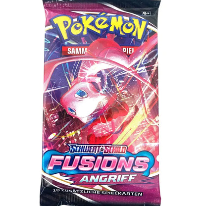 Pokémon Boosterpack „Fusion Strikes Angriff“ mit „Schwert & Schild“-Design